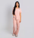 VITAL pink nursing scrub set for healthcare professionals