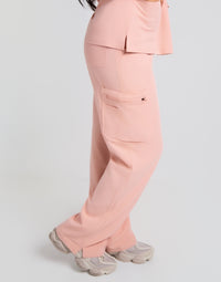 The Flow Straight-Leg Scrub Pant- Pink
