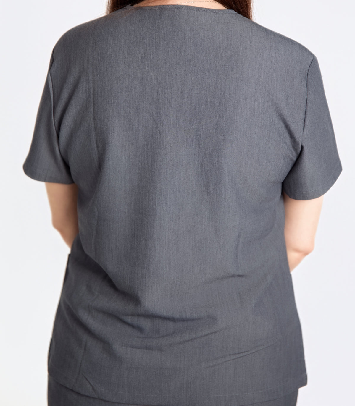VITAL V-Neck Scrub Top- Grey