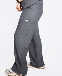 The Flow Straight-Leg Scrub Pant- Grey
