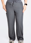 The Flow Straight-Leg Scrub Pant- Grey