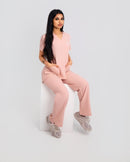 VITAL pink nursing scrub set for healthcare professionals